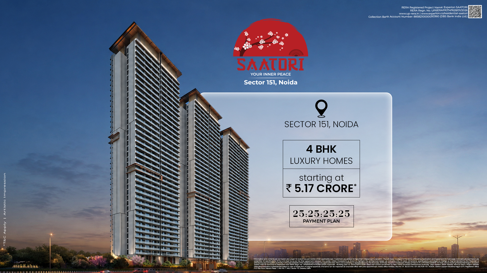 Experion Saatori, Sector 151 Noida